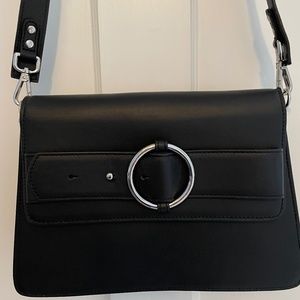 Parisa Wang Black Allured Medium Shoulder Bag